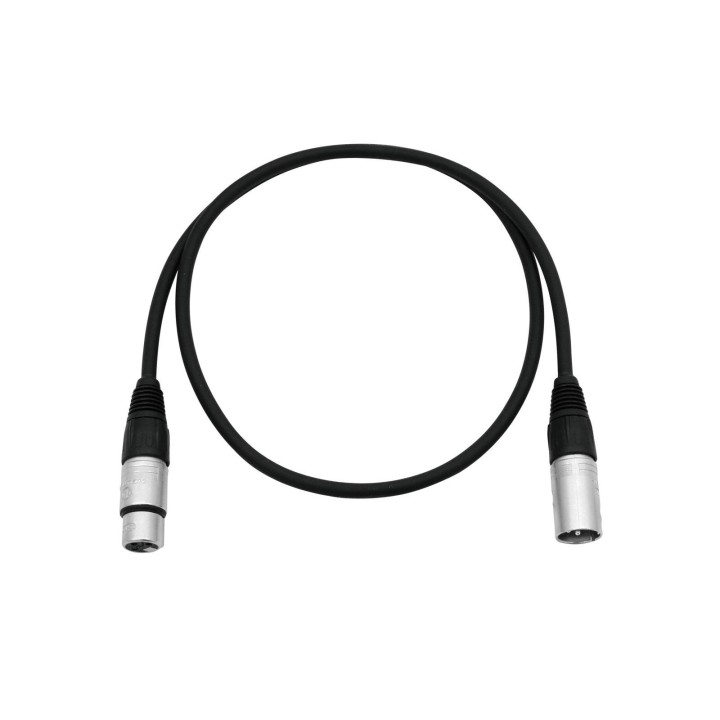 Sommer Cable - XLR cable 3pin 0.5m bk Neutrik