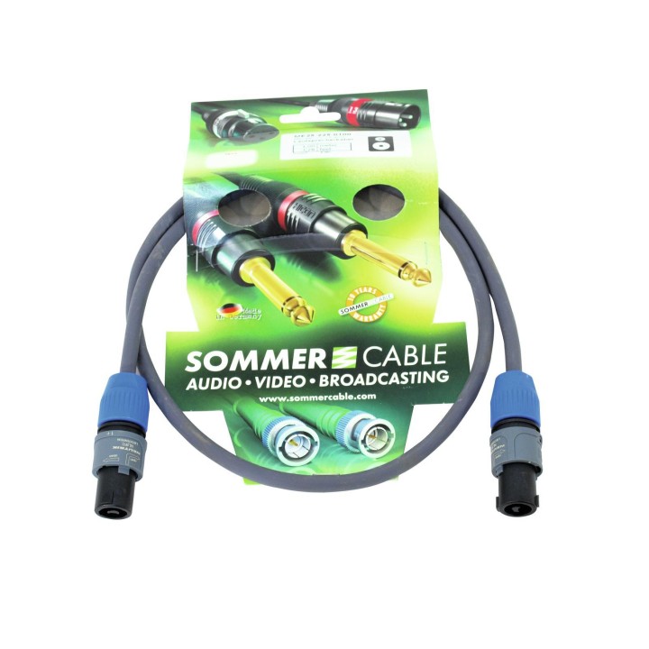 Sommer Cable - Speaker cable Speakon 2x2.5 1m bk