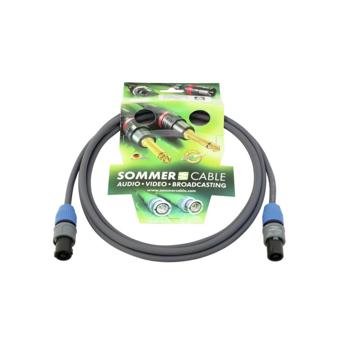 Sommer Cable - Speaker cable Speakon 2x2.5 2.5m bk