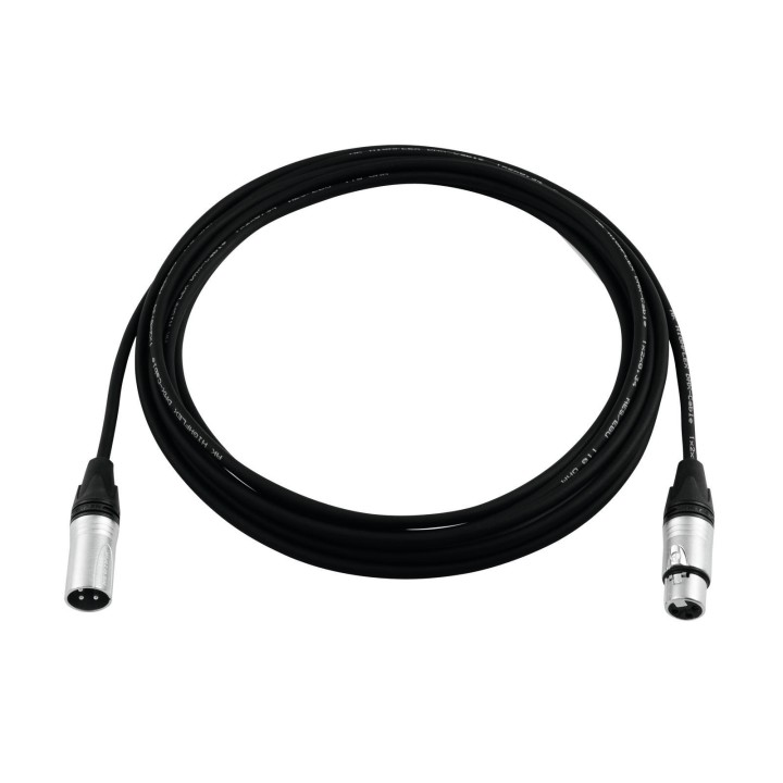 PSSO - DMX cable XLR 3pin 3m bk Neutrik