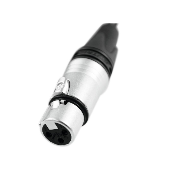 PSSO - DMX cable XLR 3pin 5m bk Neutrik