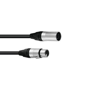 PSSO - DMX cable XLR 5pin 0,5m bk