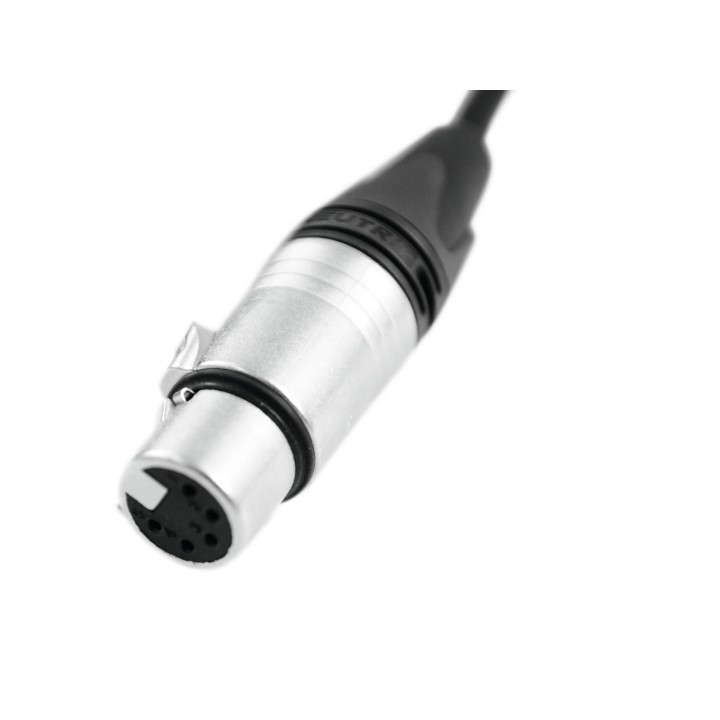 PSSO - DMX cable XLR 5pin 0,5m bk