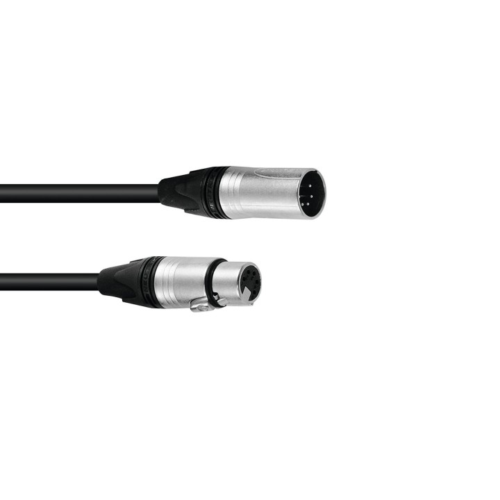PSSO - DMX cable XLR 5pin 3m bk Neutrik