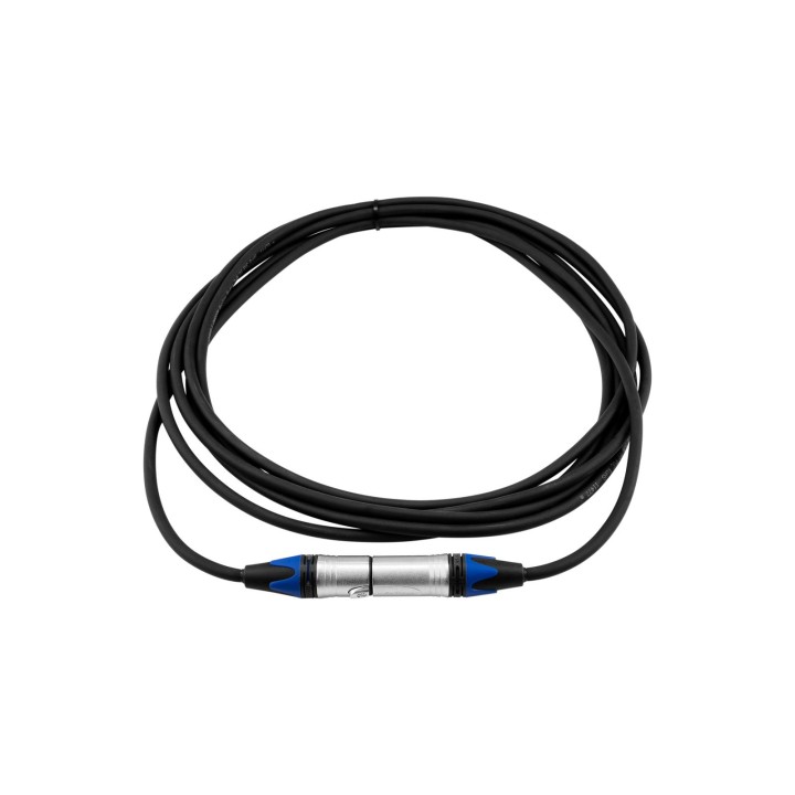 PSSO - XLR cable COL 3pin 5m bk Neutrik