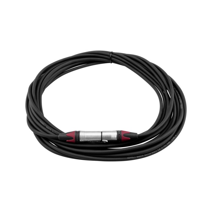 PSSO - XLR cable COL 3pin 7.5m bk Neutrik