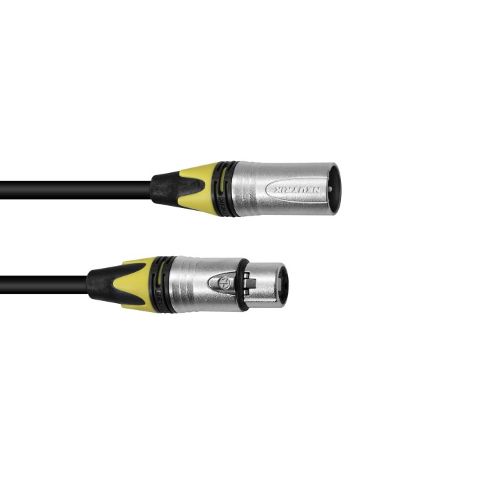 PSSO - XLR cable COL 3pin 20m bk Neutrik