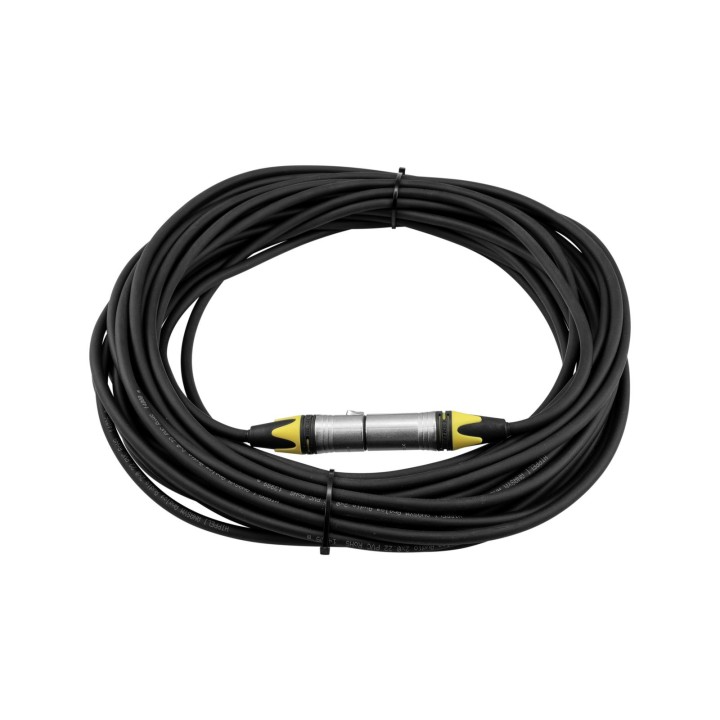 PSSO - XLR cable COL 3pin 20m bk Neutrik