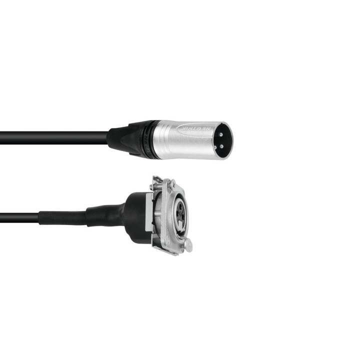PSSO - Patch Kabel XLR(M)/XLR(F) S 1m bk