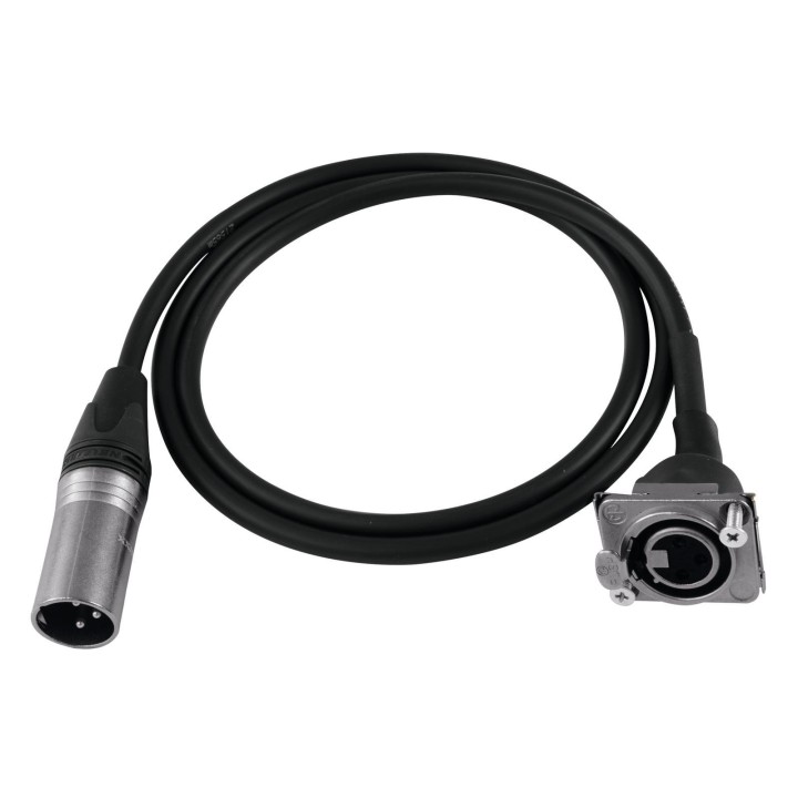 PSSO - Patch Kabel XLR(M)/XLR(F) S 1m bk