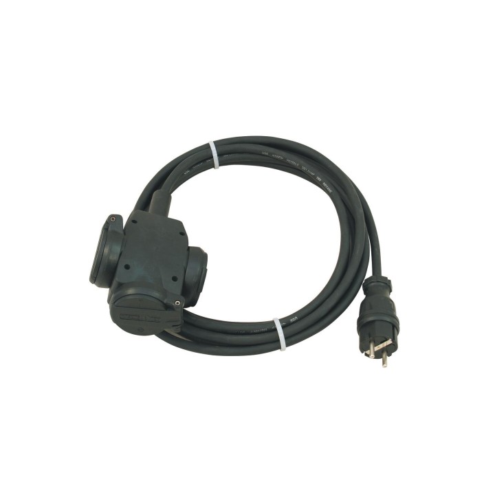 PSSO - Extension 3x1.5 5m 3-fold bk