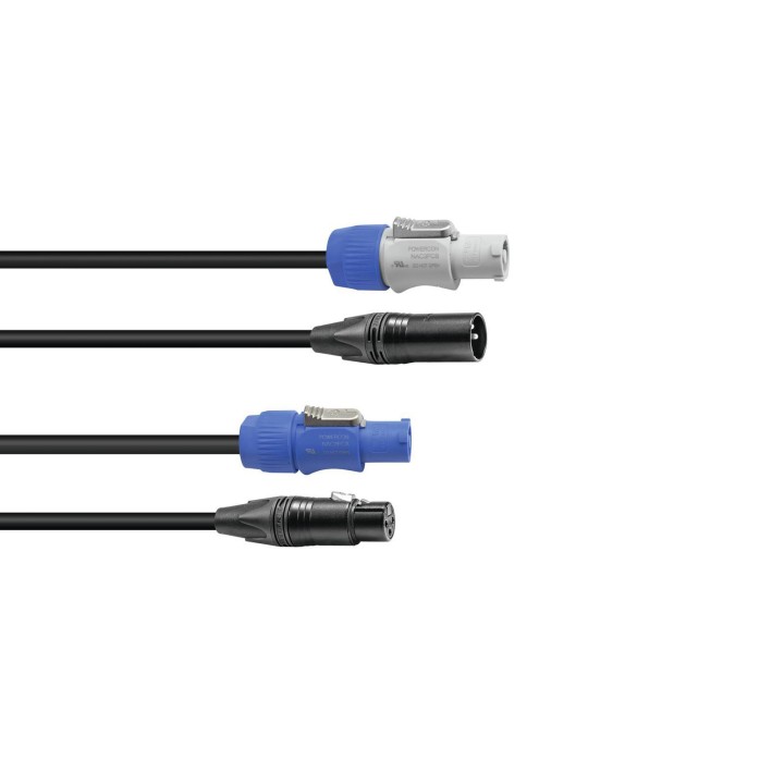 Sommer Cable - Combi Cable DMX PowerCon/XLR 10m