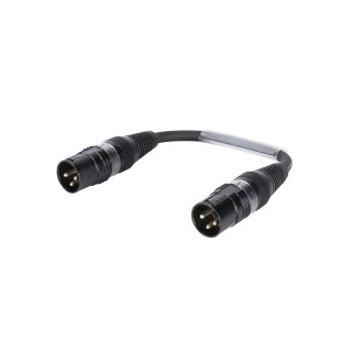 Sommer Cable - Adaptercable XLR(M)/XLR(M) 0.15m bk