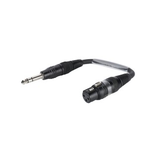 Sommer Cable - Adaptercable XLR(F)/Jack stereo 0.15m
