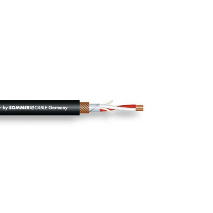 Sommer Cable - DMX cable 2x0.34 100m bk BINARY FRNC