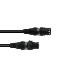 Sommer Cable - DMX cable XLR 3pin 1m bk Hicon