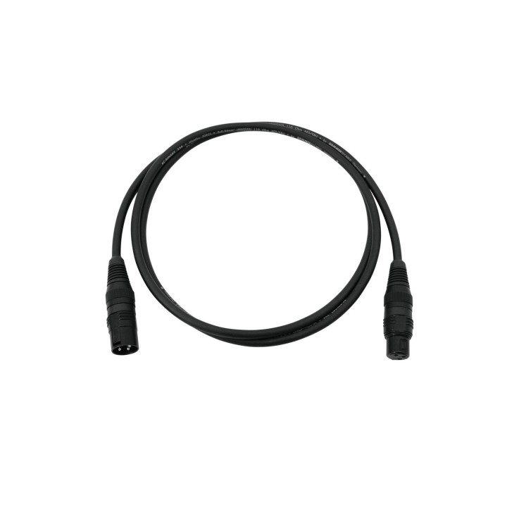 Sommer Cable - DMX cable XLR 3pin 1.5m bk Hicon