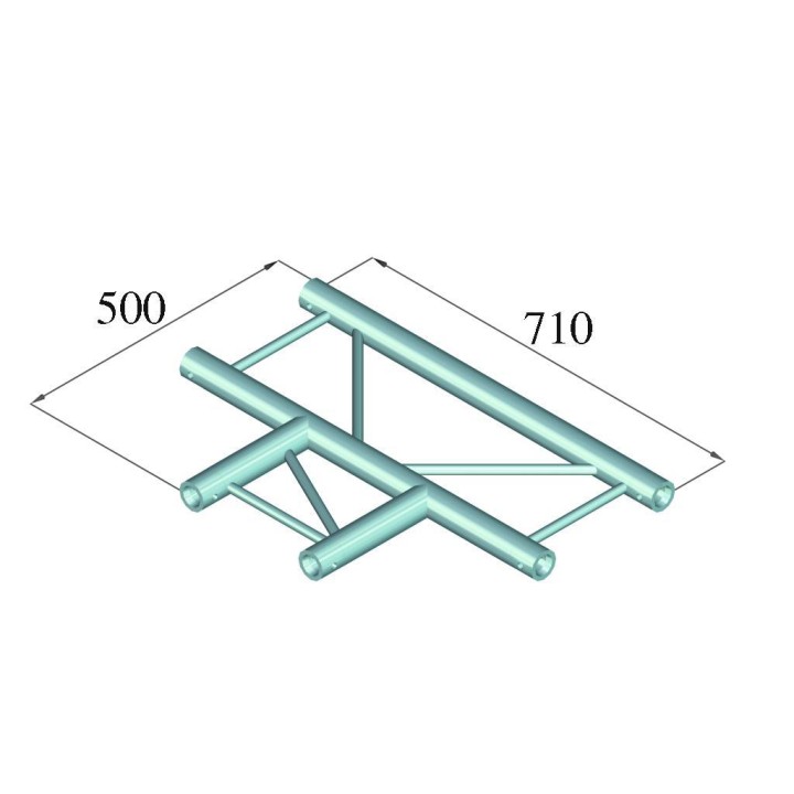Alutruss - BILOCK BQ2-PAT35H 3-way T-Piece 90°