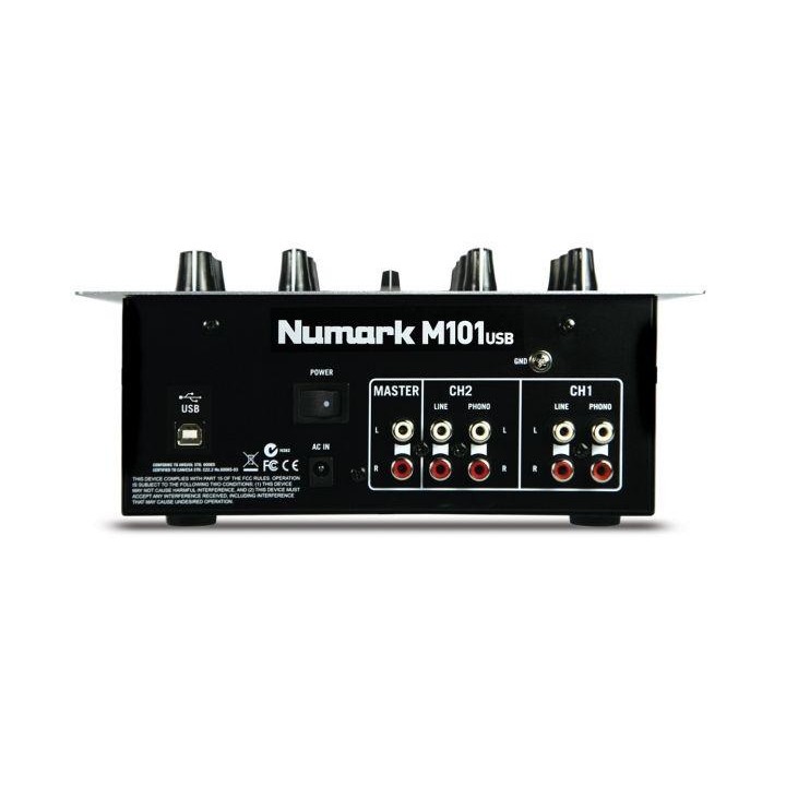 Numark - M101 USB - Mixer de 2 canais | Z-Bombilla