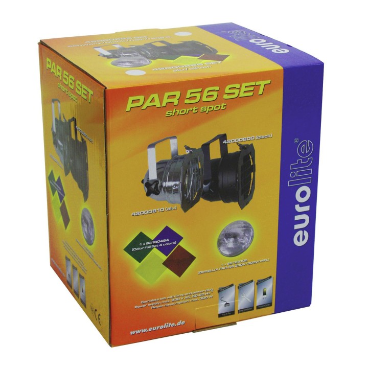 Eurolite - PAR-56 Spot Short Set sil