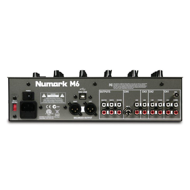 Numark - M6 USB - Mesclador de 4 canals | Z-Bombilla