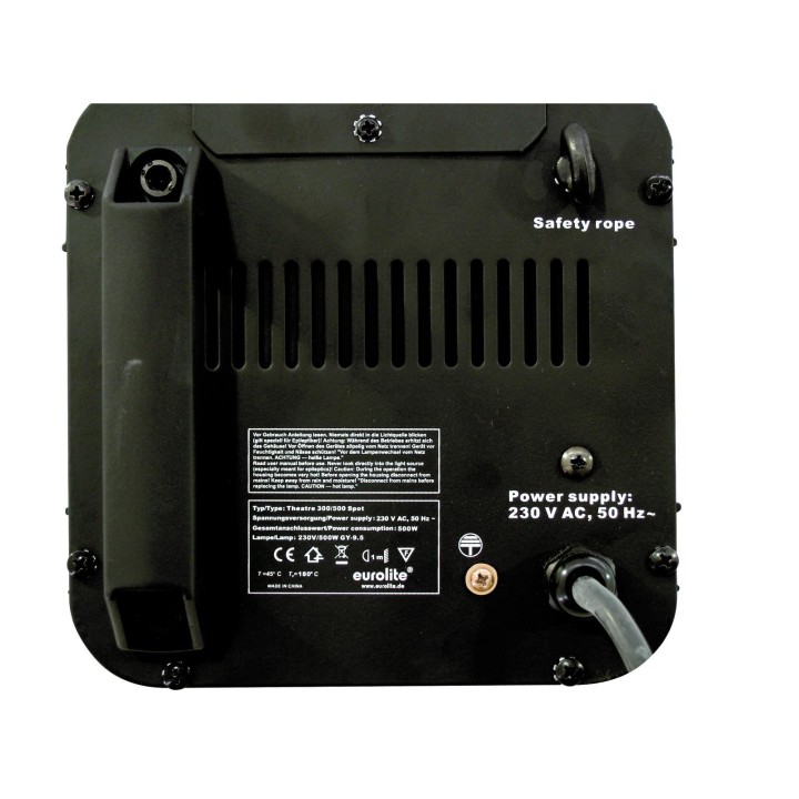 Eurolite - Theatre Spot 300/500 Antihalo bk