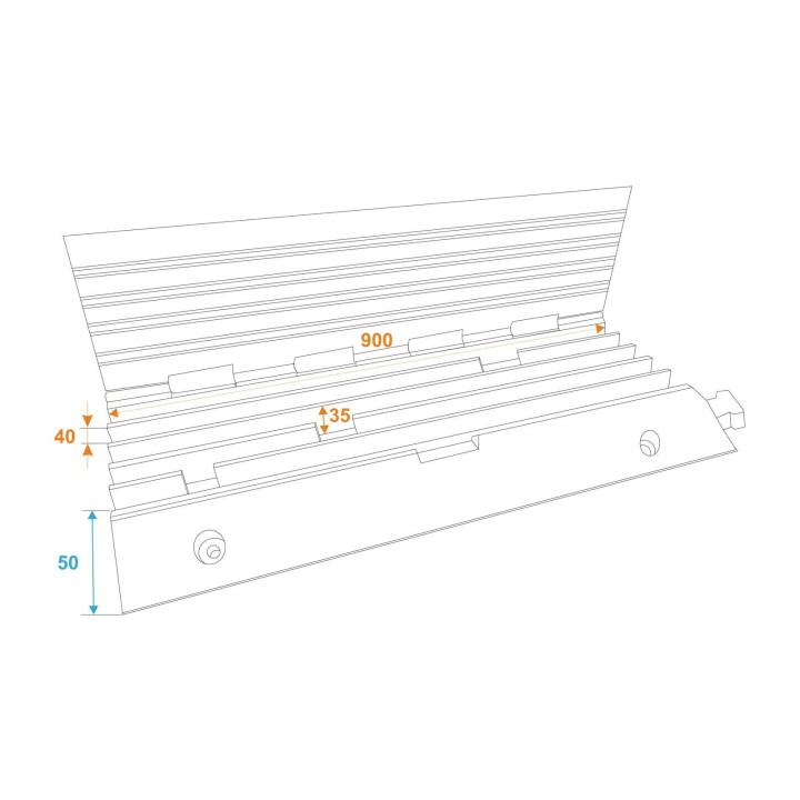 Eurolite - Cablebridge 5 Channels 900x500x50mm