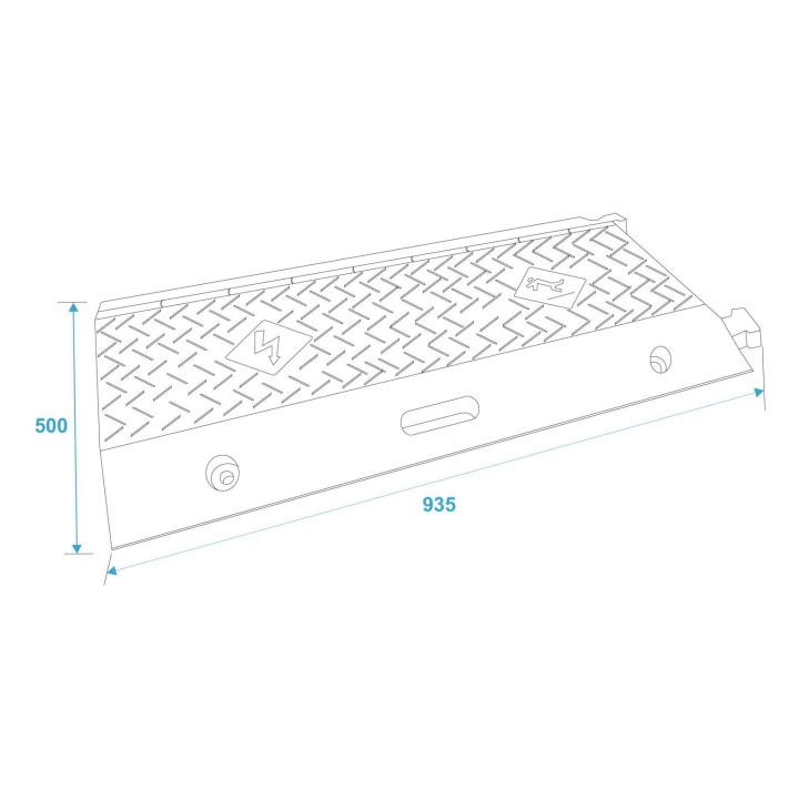 Eurolite - Cablebridge 5 Channels 900x500x50mm