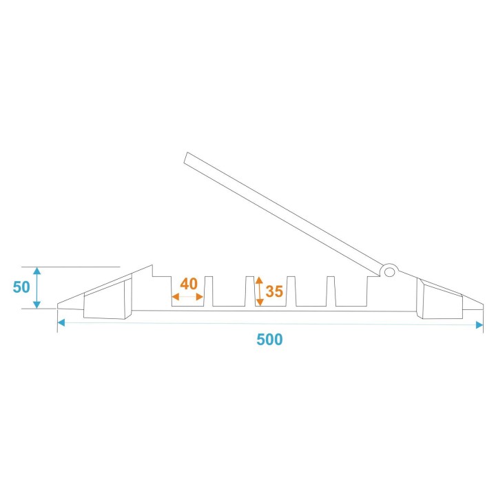 Eurolite - Cablebridge 5 Channels 900x500x50mm