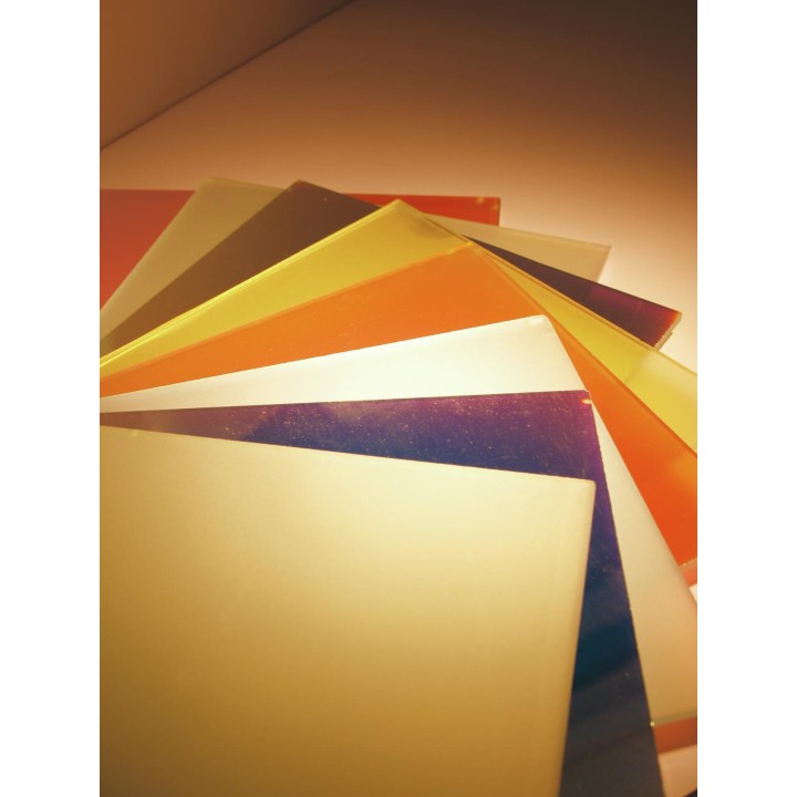 Eurolite - Dichro, red, frosted, 165x132mm