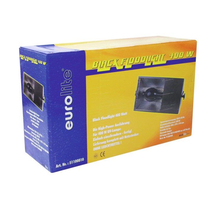 Eurolite - Black Floodlight 400W