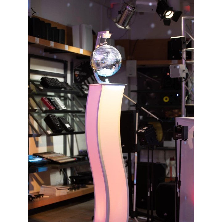 Eurolite - Stand Mount with Motor for Mirror balls up to 30cm wh