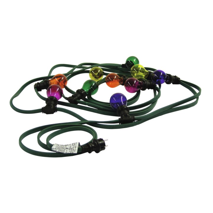 Eurolite - BL-10 E-27 Belt Light Chain with 12 Bulbs