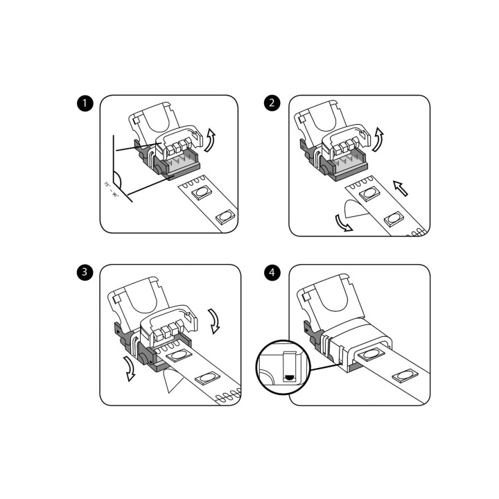 Eurolite - LED Strip Power Contact 2Pin 8mm