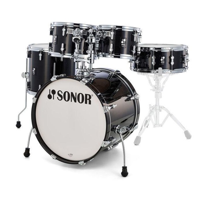 Sonor - SET AQ2 STUDIO TRANSPARENT BLACK