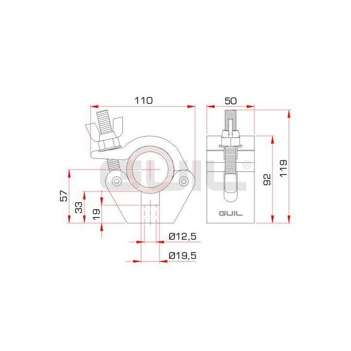 Guil - ABZ-32 - Accessoris per Truss | Z-Bombilla