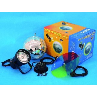 Eurolite - Set bola de espejos 20cm - Mirrorball Set | Z-Bombilla