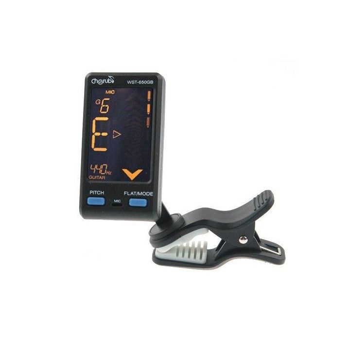 cherub - WST-650GB - Guitarra e Baixo Tuner | Z-Bombilla