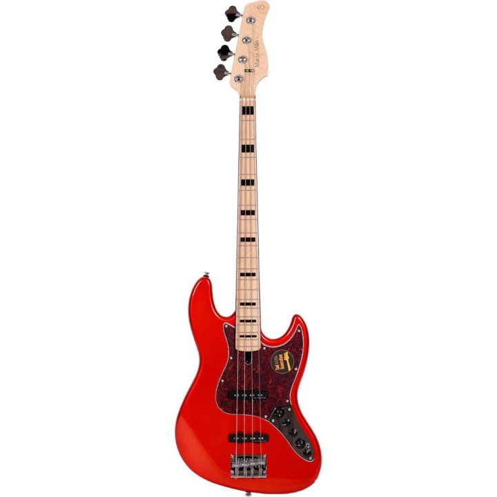 Marcus Miller - V7 VINTAGE SWAMP ASH-4 (2ND GEN) BMR METALLIC RED