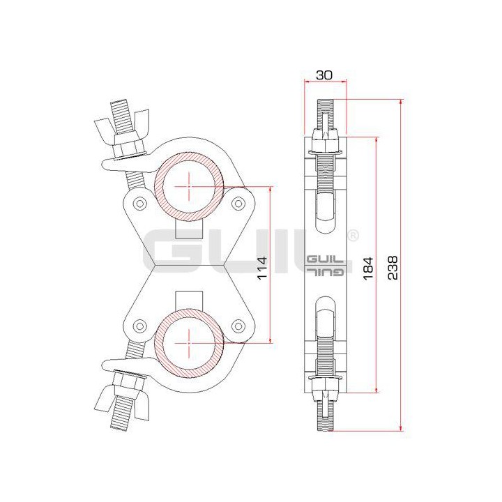Guil - ABZ-30 - Accessoris per Truss | Z-Bombilla