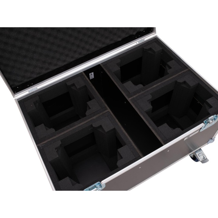 Roadinger - Flightcase 4x LED TMH-X4