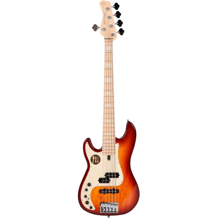 Marcus Miller - P7 SWAMP ASH-5 LEFTHAND (2ND GEN) TS TOBACCO SUNBURST
