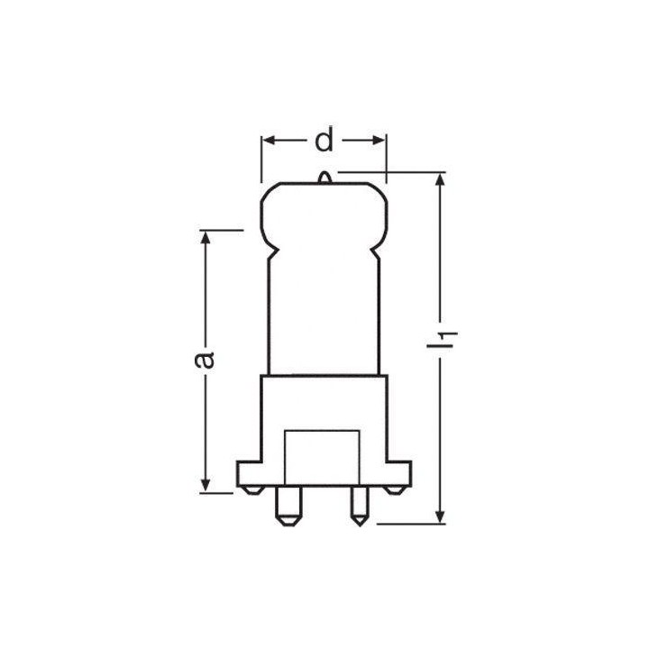 Osram - EMH 150W/SE/70 GY9,5 ( HTI 150) - Lâmpada Baixar - Tipo EMH | Z-Bombilla