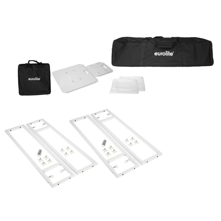 Eurolite - 2x Stage Stand variable incl. Cover and Bag