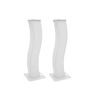 Eurolite - 2x Stage Stand 150cm curved incl. Cover and Bag