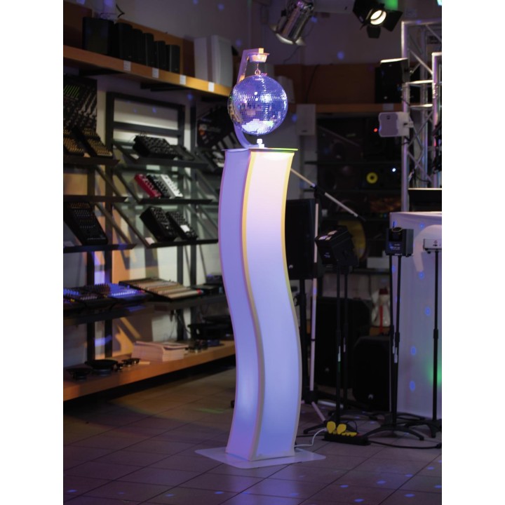 Eurolite - 2x Stage Stand 150cm curved incl. Cover and Bag