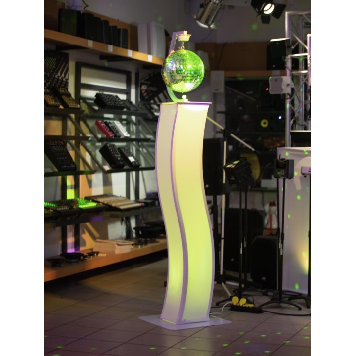Eurolite - 2x Stage Stand 150cm curved incl. Cover and Bag
