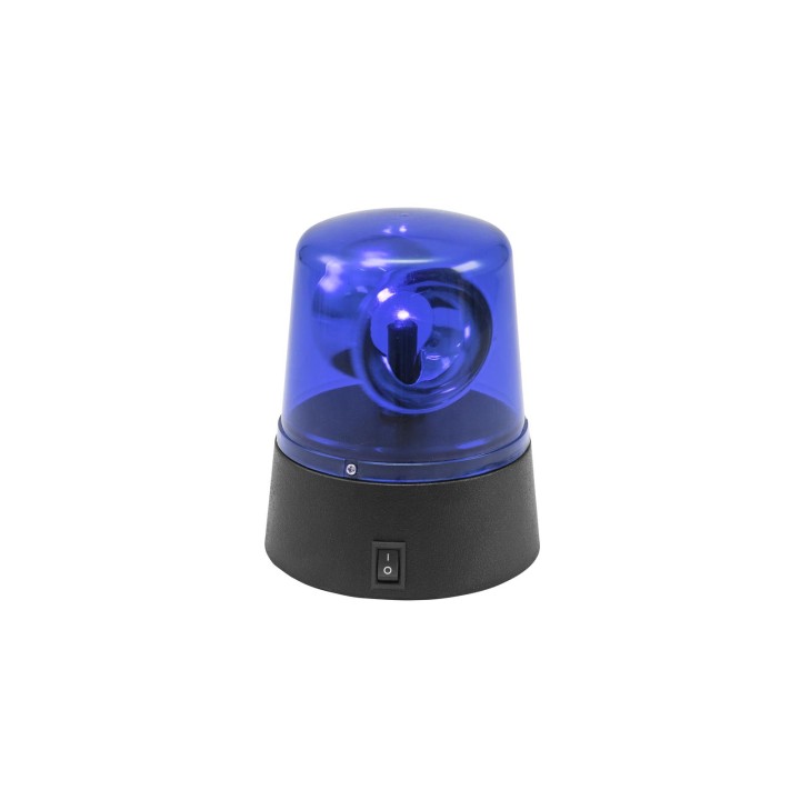 Eurolite - LED Mini Police Beacon blue USB/Battery