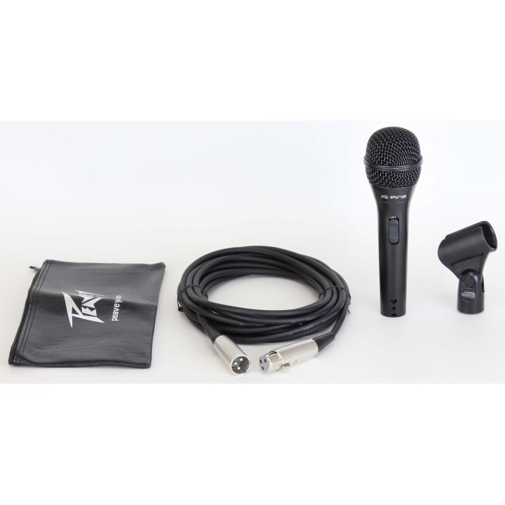 Peavy - PV®I 2 BLACK MICROPHONE - XLR CABLE