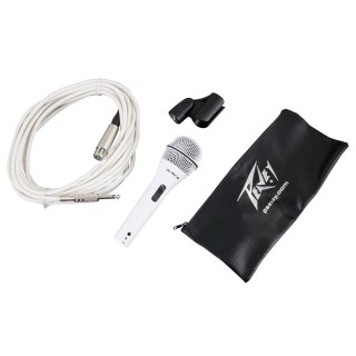 Peavy - PV®I 2W WHITE MICROPHONE – XLR CABLE